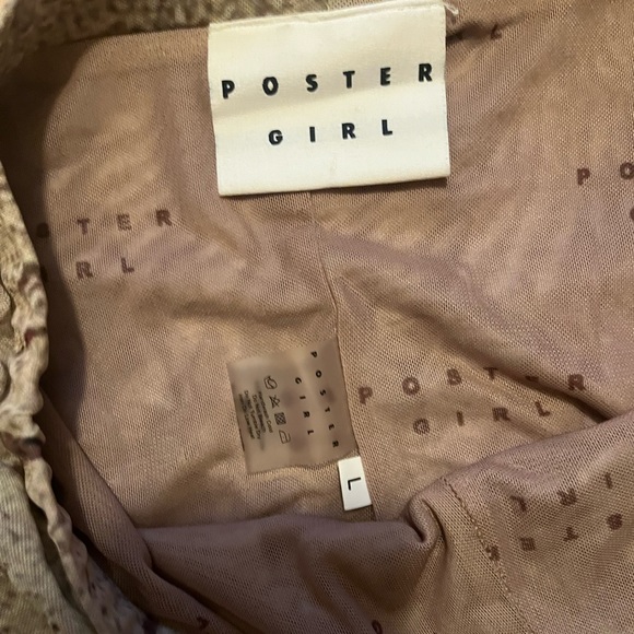 Poster Girl Pebbles Mesh Flared Pants Size L - Picture 4 of 4